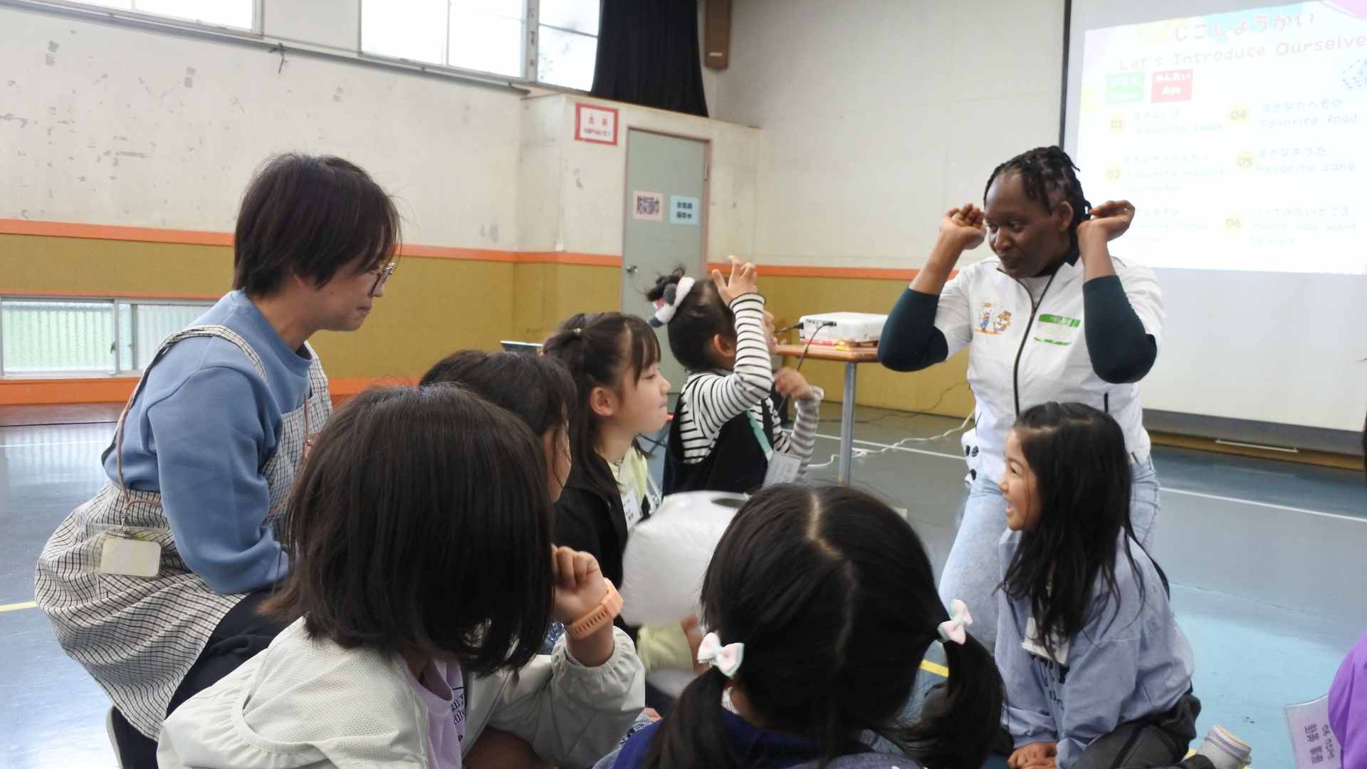 子どもとの触れ合い